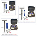 Shavcooo Glide Pro 4D Edelstahl Sicherheitsrasierer Umweltfreundlicher Dual-Halb-Rasierer für Herren und Damen Geschenkset mit Reiseetui