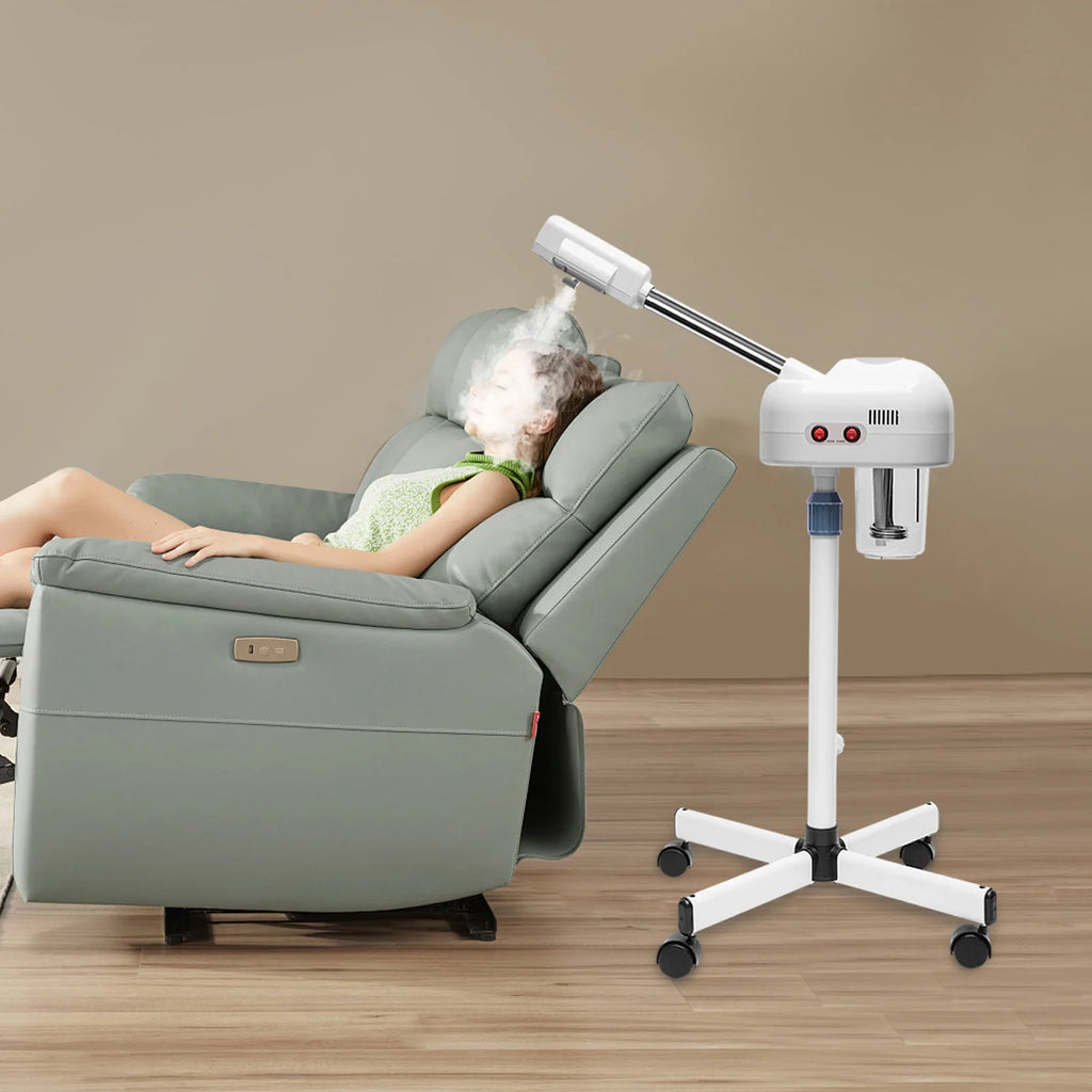 Professioneller 2-in-1-Ozon-Gesichtsdampfer mit automatischer Abschaltautomatik für Schönheitssalons, Spas und Hautpflege zu Hause