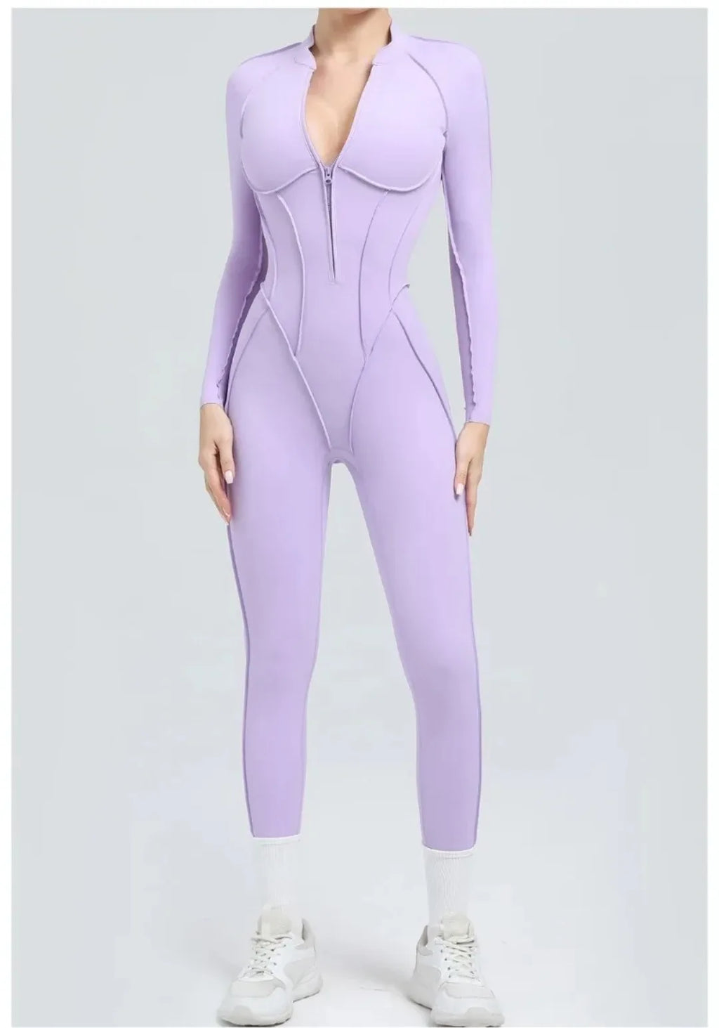 Women's Yoga Jumpsuit Hip Lift Sports Fitness Removable Padding Backless Zipper Leggings One-Piece Running Workout Gym Jumpsuit