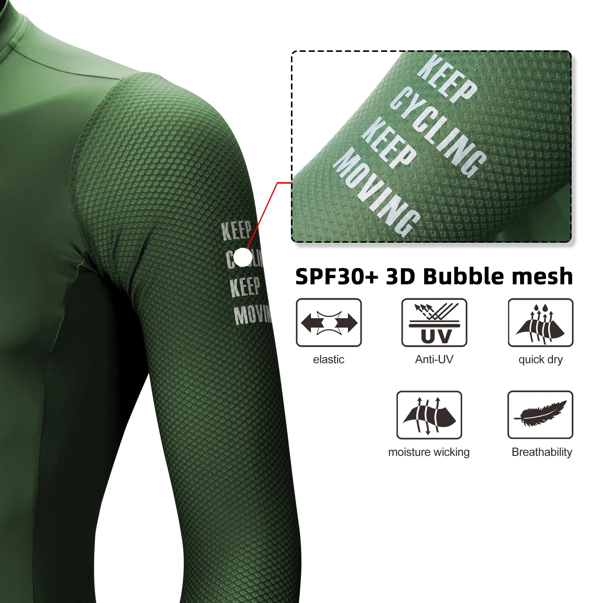 DAREVIE Radtrikot Kleine Größe SPF 50+ Trainingsniveau Herren Damen Langarm Radtrikot Atmungsaktives Herren Radtrikot