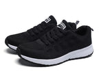Damen Freizeitschuhe Mode Atmungsaktive Walking Mesh Flache Schuhe Sneakers Weiß Damen Fußbekleidung