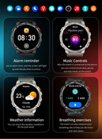 2026 Neue T-Rex 3 Ultra 1100mAh Smartwatch 5ATM Wasserdicht Outdoor Sport GPS Track Herzfrequenz Kompass Bluetooth Anruf Smartwatch