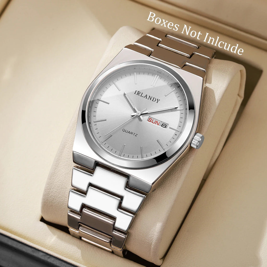 Luxus-Herren-Business-Uhren Kalender Quarz-Armbanduhren Für Herren Uhr Reloj Hombre (Ohne Box)