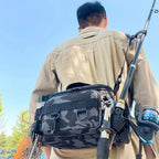 Herren-Taschen, Angelrucksack, Werkzeugrucksack, Umhängetasche, Warenrucksäcke, Meerzubehör, Outdoor-Rucksack, Camouflage-Unterhaltungssport