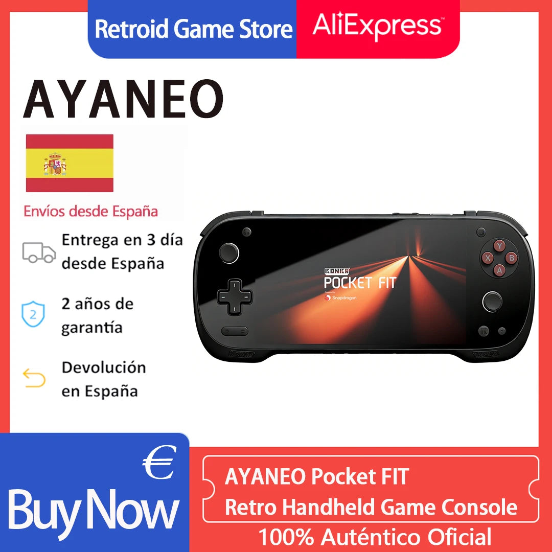 AYANEO Konkr Pocket FIT Retro tragbare Spielekonsole G3 GEN3 6'' LCD 144Hz WiFi, 8000mAh Akku