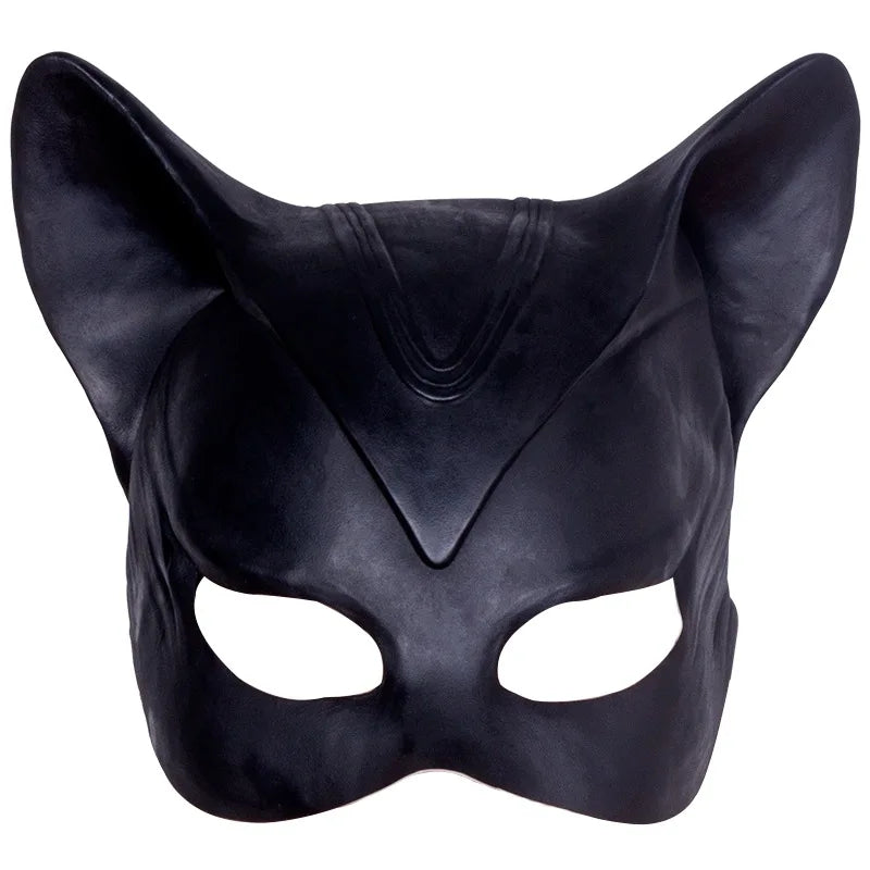 Sexy Catwoman Selina Kyle Latex Maske Superhelden Film Cosplay Kostüm Halloween Party Masken