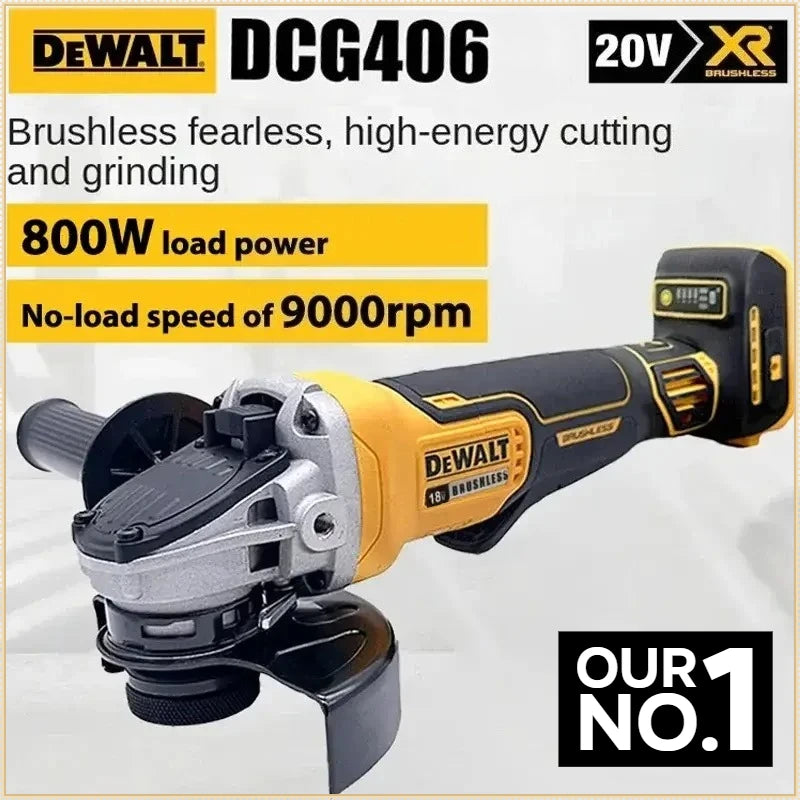 Dewalt DCG406 125MM Akku Winkelschleifer Bürstenlos 9000 U/min Trennschleifer Polierer Für Dewalt Akku Elektrowerkzeug