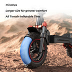 iScooter iX5S E-Scooter 48V15Ah Akku 1000W Motor EABS Bremssystem Elektroroller 11" Offroad-Reifen City E-Scooter für Erwachsene