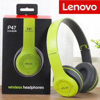 Lenovo Multifunktionaler tragbarer faltbarer kabelloser Bluetooth 5.0 Kopfhörer Für Bluetooth-Verbindung Kabelgebundene Verbindung