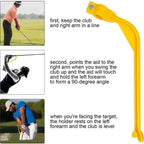 Golfschwung Trainer Anfänger Geste Ausrichtung Übungsanleitung Golfschläger Geste Korrektur Handgelenk Trainingshilfe Hilfen Geschenk für Golfer