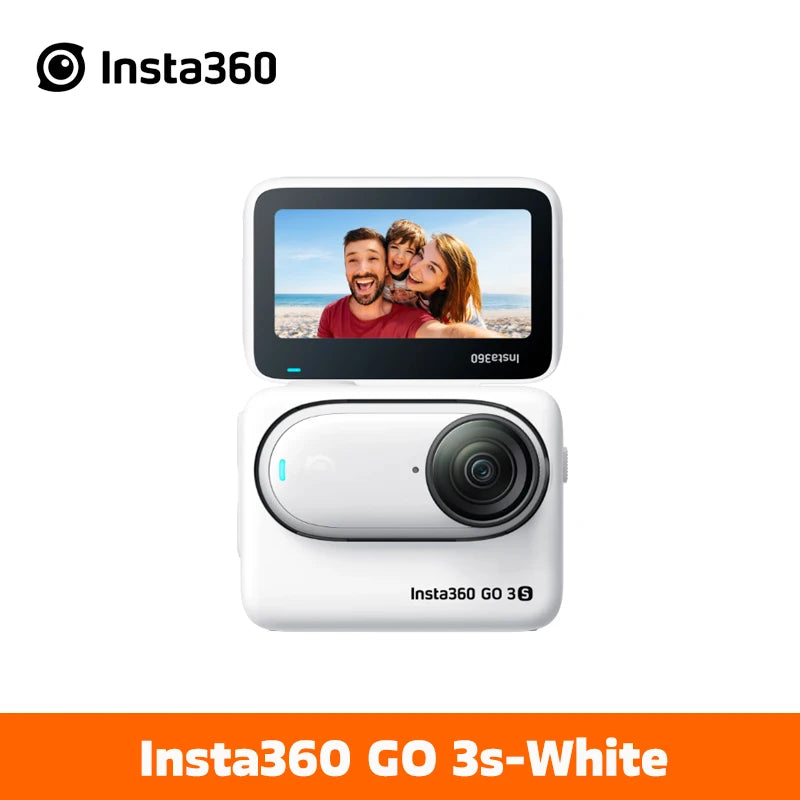 Insta360 Neue GO 3S - 4K Winzige Kamera, Tragbar und Vielseitig, Freihändig, POV, Überall Montierbar, Stabilisierung