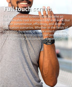 Elektronische Smartwatch BT-Anruf Herzfrequenzmesser Smartwatch Fitness Tracker Wasserdichte Sportuhren für Männer Frauen Android 2026