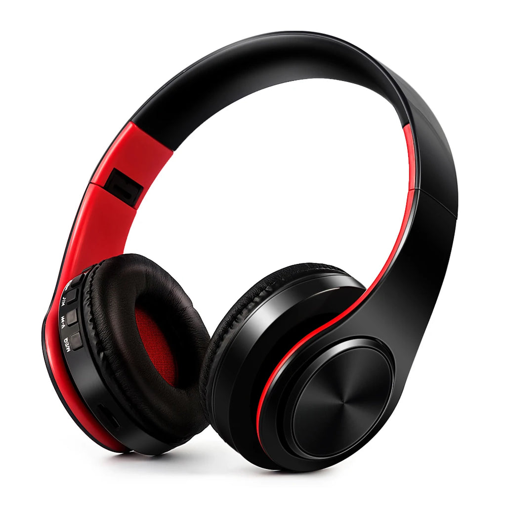 Herren Geschenk Gold Wireless Kopfhörer Bluetooth Kopfhörer Stereo Headset Spiel mit eingebautem Mikrofon, universell für Android und iOS