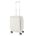 Moderner 20-Zoll PC-Gepäckkoffer, Aluminiumlegierung, Hartschale, Reisekoffer mit 4 Rollen, 3-Öffnungs-Struktur für Reisen