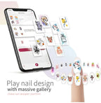 Smarter 3D Mobiler Nageldrucker M1 Muster Digitaler Nagelkunst-Drucker DIY Tragbares H1 Nagelkunst-Gerät Vom Telefon