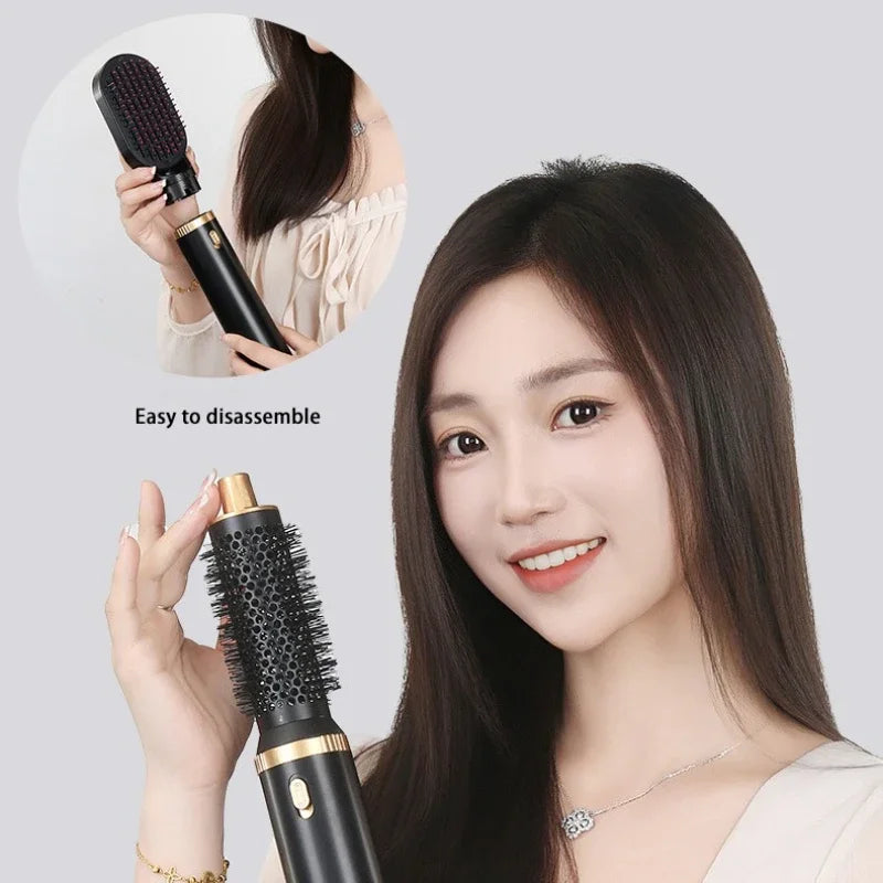 5-in-1 Warmluftbürste Heißluftkamm-Set Professioneller Lockenstab Haarglätter Styling-Tool für professionelle Haartrockner