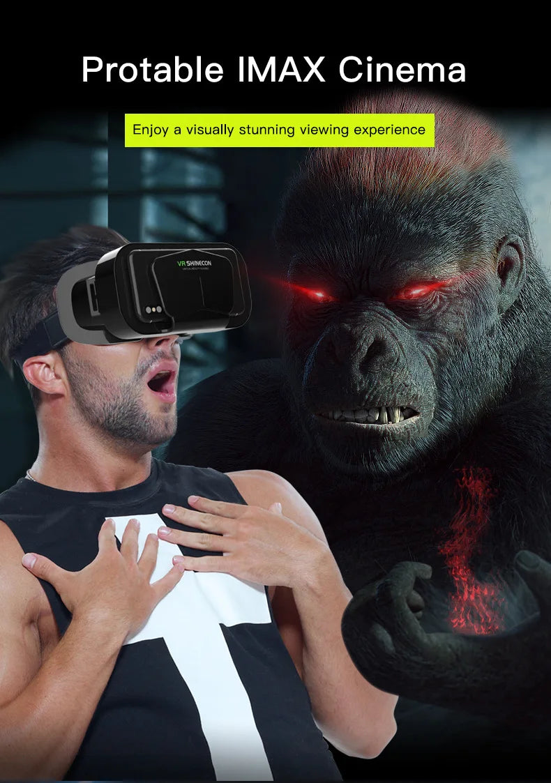 VR Brille Virtual Reality Headset Viar Geräte Helm 3D Linsen Smart Goggles Für Smartphones Telefon Mobile Gogle Spiel Zubehör