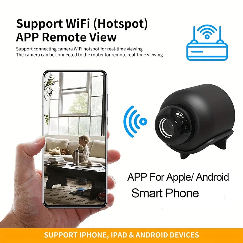 Neue X5 Mini Kamera 1080P Klare Nachtsicht Leichte Tragbare Premium Kameras Bewegungserkennung Kabellose WLAN Überwachungskamera