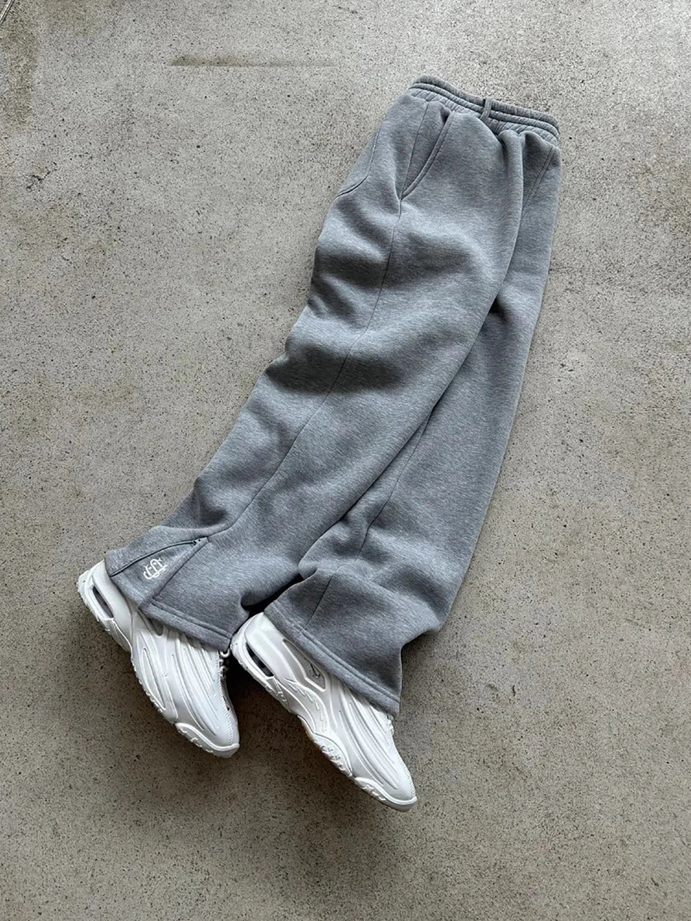 Neue Y2K Hosen Personalisierte Hosenbein Reißverschluss Stickerei Hip Hop Lässige Jogginghosen Herren Retro Straight Pants Trainingsanzug Streetwear