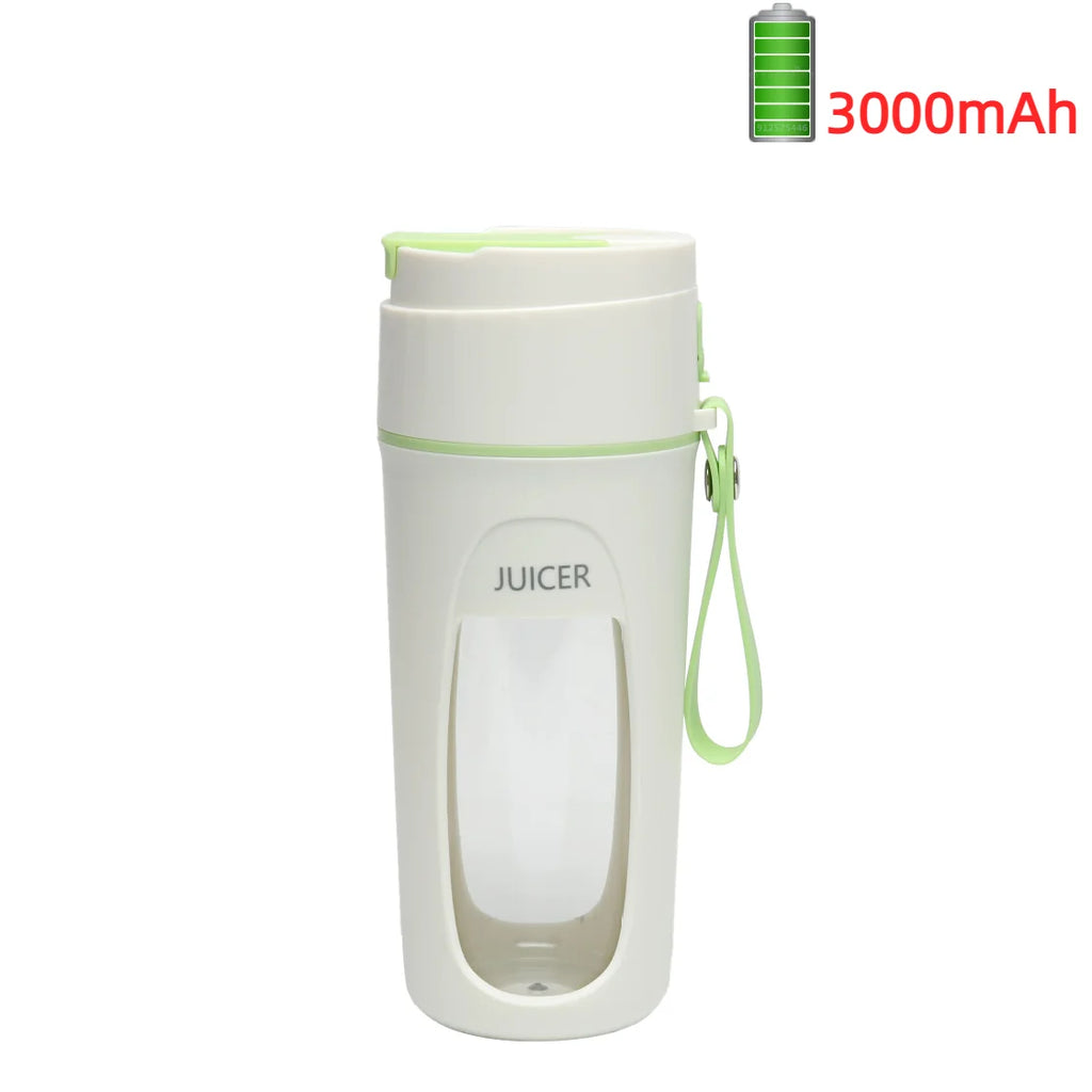 Tragbarer Entsafter Mini Elektrischer Mixer Multifunktions-Entsaftermaschine Obstmixer Extraktoren Smoothie-Mixer 8 Klingen 3000mAh