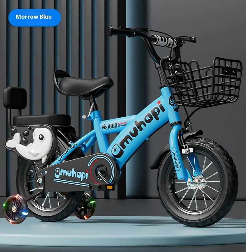 Fahrrad 2-8 Jahre 12-20 Zoll Tretfahrrad Stützrad Fahrrad