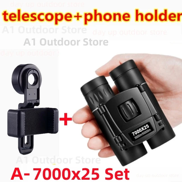 Leistungsstarkes Fern Fernglas Monokular Teleskop Faltbar Tragbar BAK4 FMC Optik Jumelles für Outdoor Camping Jagd Konzert