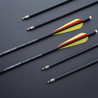 Carbon-Armbrustpfeil mit ersetzter Pfeilspitze, Bogenschießbolzen, Schießzubehör, Jagd, ID8.8, AD7.6, 20"