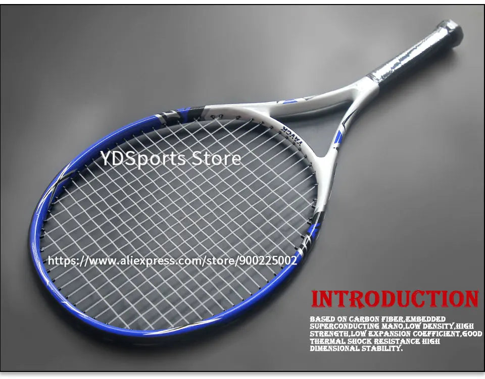 Professioneller Ultraleichtschläger aus Verbundkohlenstoff-Aluminiumlegierung, Tennisschläger 45-55LBS, Trainings-Tennisschläger Unisex Trainer