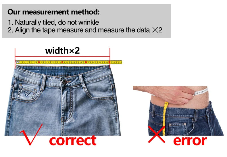 Wthinlee 8 Models Spring Autumn Business Jeans Men Casual Straight Stretch Fashion Classic Work Denim Trousers Brand Clothing