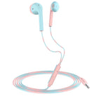 3.5mm Kabelgebundene Kopfhörer mit Bass In-Ear-Stereo-Kopfhörer Musik Sport Gaming Headset mit Mikrofon für Xiaomi IPhone Huawei Samsung