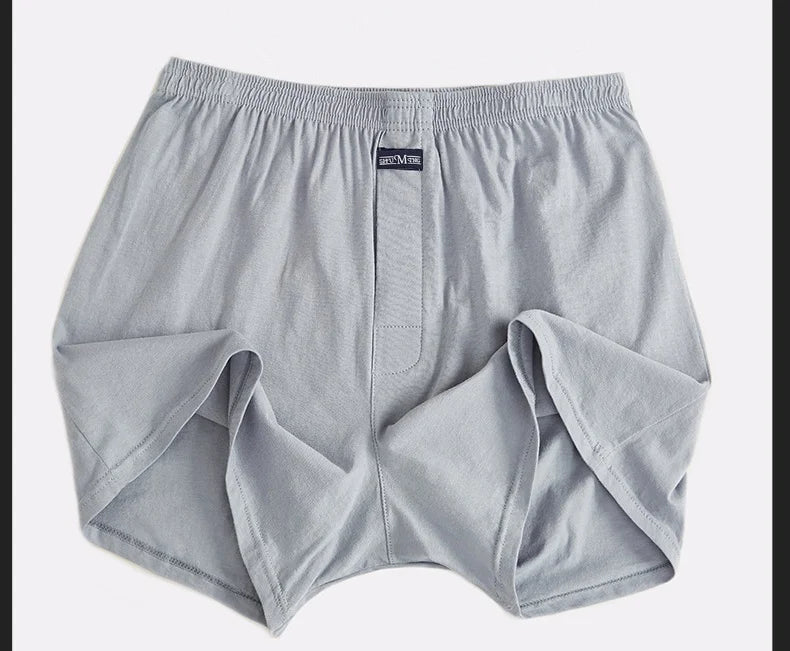 Herren Aro Unterhosen Unterwäsche 100% reine Baumwolle Schlafhose lose atmungsaktive Herren High Waisted Four Corner Boxershorts