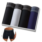4 Stück Boxershorts Herrenslips Homme Unterhosen Boxershorts Unterwäsche für Männer Baumwolle Herren-Paar Sexy Set Calecon Lot Soft Box