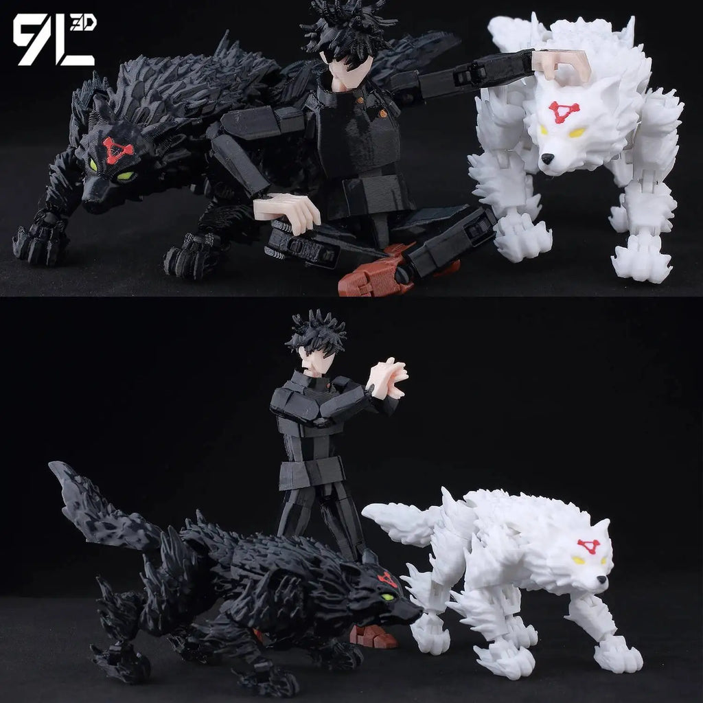 9L3D Lucky13 Gojo Sukuna Jujutsu Fushiguro Toji Gojo Satoru Actionfigur Dummy13 T13 Mehrgelenkige Sammlerstücke Titan13