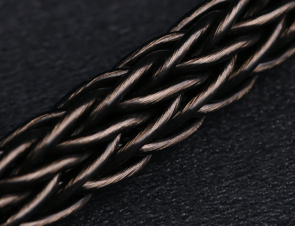 OPENHEART 16-adriges Kopfhörerkabel 1 zu 2 Klinken dual 3.5/2.5/4.4mm/XLR symmetrisches Kabel für HIFIMAN DENON Ersatzkabel 2m 3m