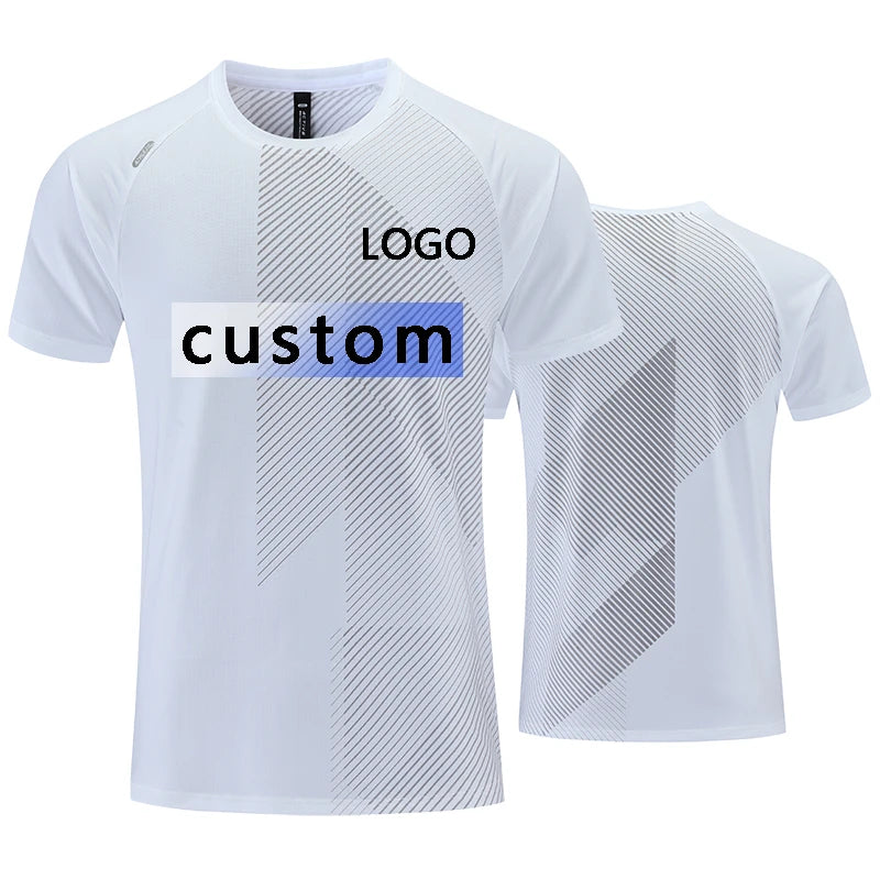 Custom LOGO Sports T-shirts For Men Jogging Shirt Fitness Training Gym Sportswear Casual Outdoor Running Short Sleeve T-shirt Hauptbild