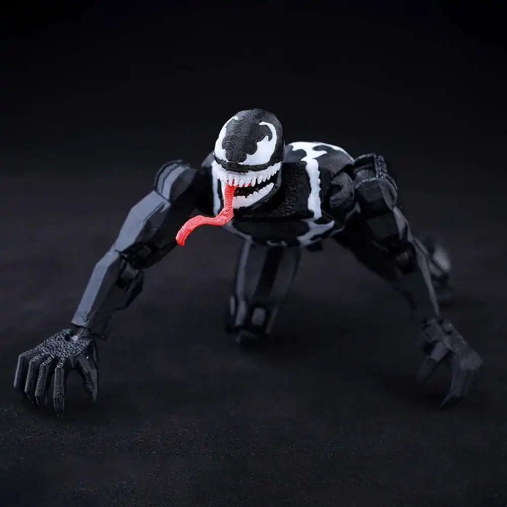 Venom Spider-Man Lucky13 Dummy13 Actionfiguren – 3D-gedruckte T13-Mehrgelenk-Shapeshift-Mannequin-Anime-Sammelspielzeuge