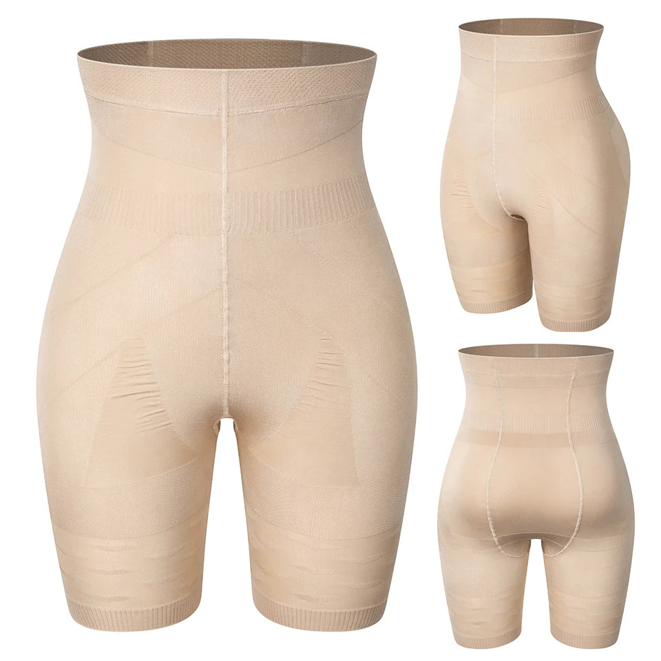 Herren Body Shaper Bauchkontroll-Shorts Shapewear Bauchmieder Boxer Slips Hohe Taille Schlankheitsunterwäsche Bein Kompressionshose