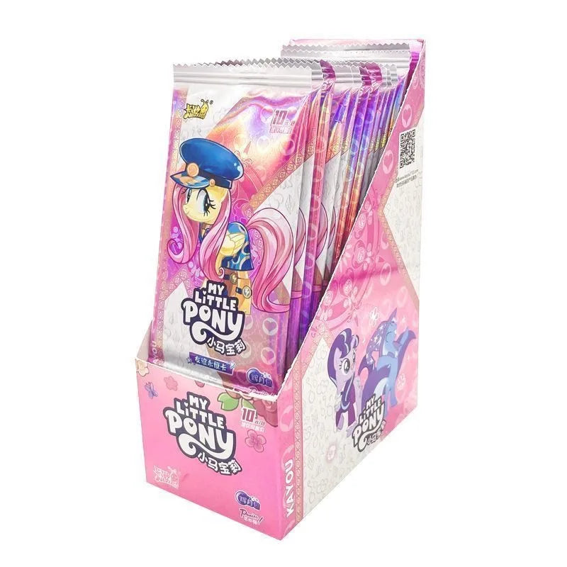 KAYOU Genuine My Little Pony Karte Freundschaft für immer Karten Star Pack Wunderschöne vergoldete Prinzessinnenkarten Sammelkarten Spielzeug Geschenke
