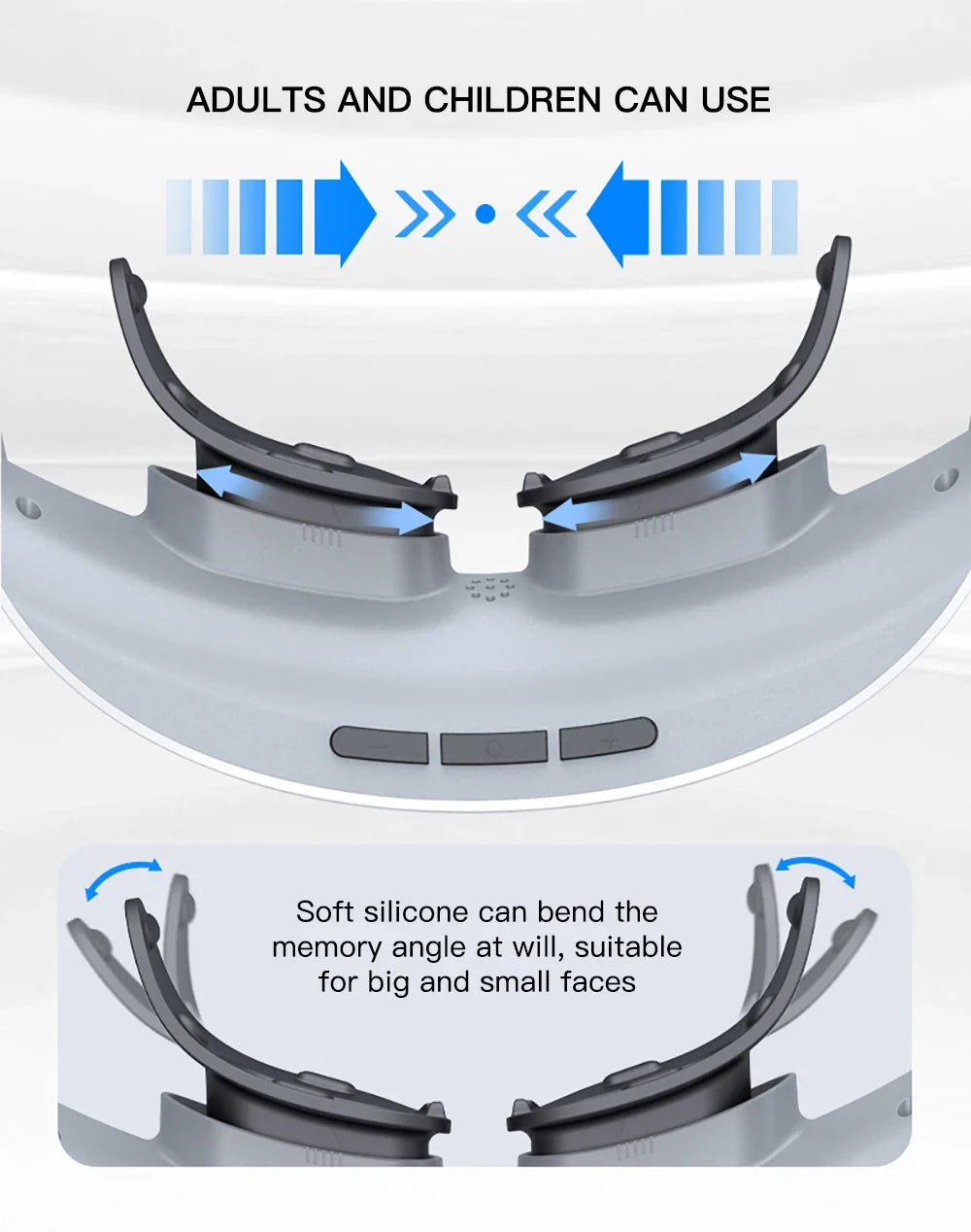 Visionswiederherstellungs-Augenmassagegerät Grünes Licht Vision Recovery Trainingsinstrument EMS Akupressur Augenschutz Wiederherstellung Kurzsichtigkeit Kind