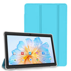 Pritom 7 Zoll Tablet PC, Android 13 Quad-Core, 4 GB (2+2 GB virtuell) RAM 32 GB ROM, WiFi, Dual-Kamera, USB C, mit Ledertasche