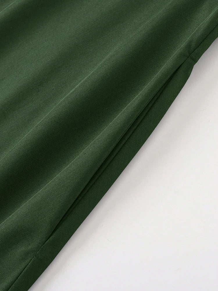 Neu eingetroffen: Kleider, einfarbige A-Linien-Röcke für Damen, Bekleidung, langer Rock mit hoher elastischer Taille für Damen mit Schleife, elegante Damenröcke