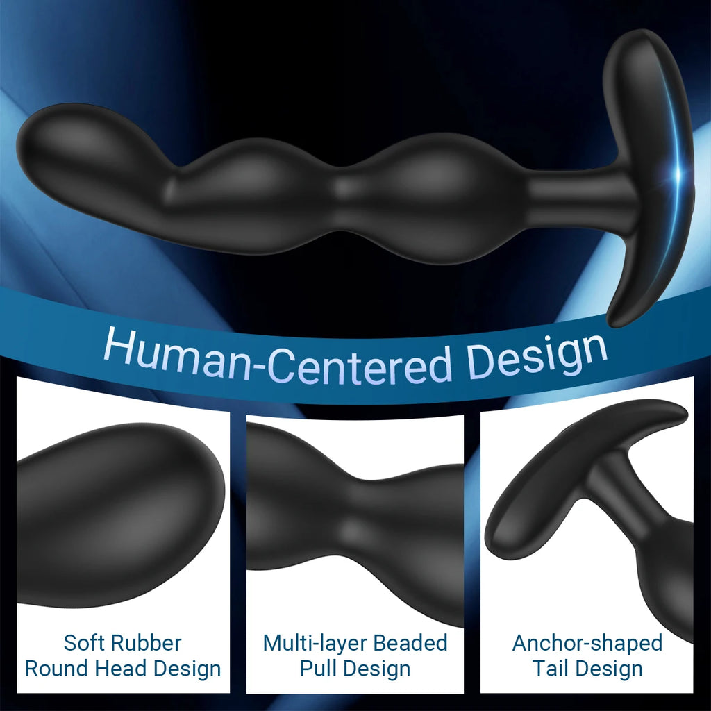 APP Bluetooth Analdildo Vibrator für Herren Prostata-Massagegerät Drahtloser Remote Buttplug Vibrierendes Sexspielzeug für Erwachsene für Frauen, Männer, Homosexuelle