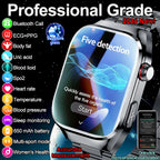 2026 Neue Pflegegrad-Harnsäure-Blutfettwerte Smartwatch Herren EKG+PPG Blutdruck Herzfrequenz Bluetooth Anruf Gesundheits-Smartwatch