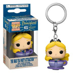 FUNKO Schlüsselanhänger Alice NEUESTE Ankunft Disneyland 65. Jubiläum Alice Teeparty Actionfigur Sammlerstücke Modell Spielzeug für Geschenke