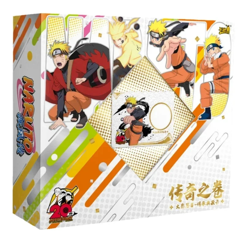 KAYOU Original Naruto-Kartenbox Anime-Figurenkarten-Boosterpack Sasuke-Sammelkarten-Spielzeug Weihnachtsgeburtstagsgeschenk für Kinder