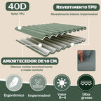 Extra dickes, 10 cm hohes Camping-Schlafpolster, selbstaufblasende Outdoor-Campingmatten, miteinander verbindbares Schlafpolster zum Wandern und Angeln
