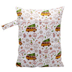 Wasserdichte Wickeltasche Windeltasche Mama Baby Umstandstasche Waschbare Reißverschluss Windel-Organizer Trockenbeutel Reisetragetasche 30x40cm