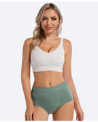 3 Stk./Set Menstruationshöschen Damen sehr starke Blutung Menstruationsunterwäsche High Waist Auslaufsicher Period Panties für Mädchen Set