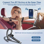YYK-520 Kabellose Kopfhörer Business Bluetooth 5.3 Ohrhörer Freisprechanruf Mikrofon Geräuschunterdrückung Headset In-Ear-Kopfhörer zum Autofahren