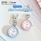 ZGO Sanrio Cinnamoroll Lady Pocket Watch, Simple Design Sense Pendant Watch, Waterproof, Quartz Watch, Gift 733